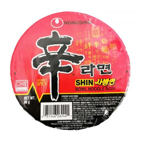 农心 辛拉面 （碗装方便面） 86g