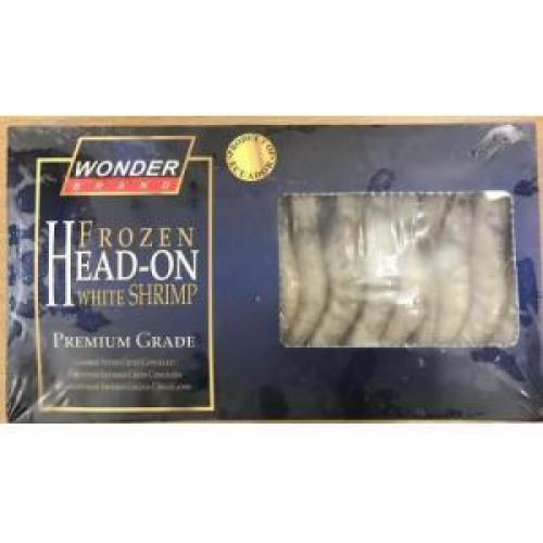 WONDER 冷冻南美白虾(基围虾)20/30 带头带壳 1 kg