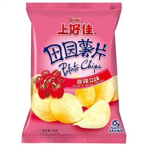 上好佳薯片 - 甜辣口味 50g