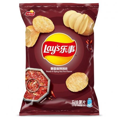 乐事 薯片 飘香麻辣锅味 70g