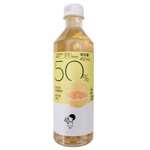 喜茶 伊比利西柚绿妍 果汁茶饮料 450ml
