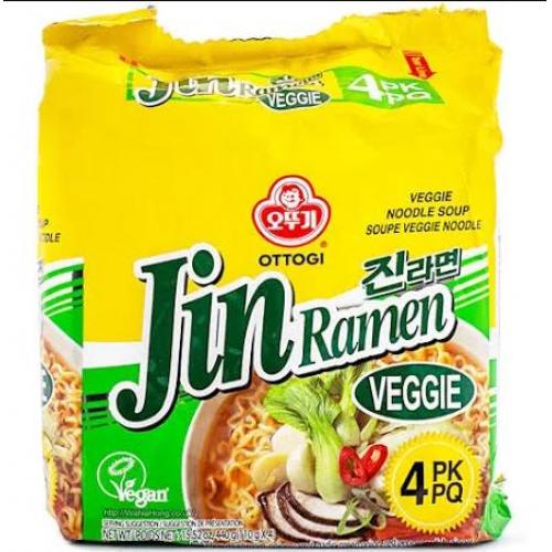 不倒翁 金拉面 蔬菜汤面 （4连包） 110g*4