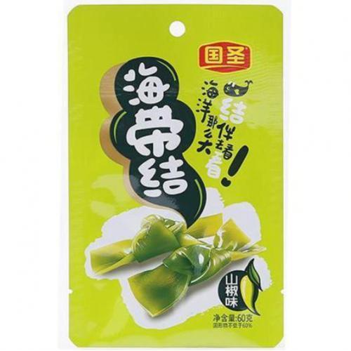 国圣 海带结（山椒味）60g