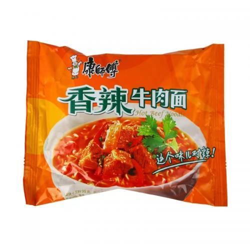 康师傅 香辣牛肉 袋装方便面 105g