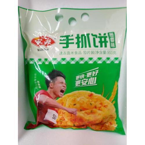 安井 葱味手抓饼 大包装（10片） 900g