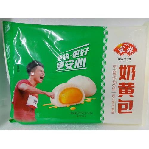 安井 奶黄包 360g 