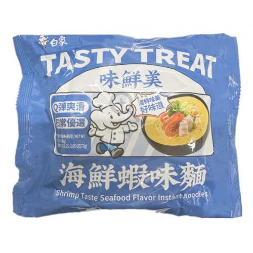 白象 味鲜美 海鲜虾味面  单包 87g