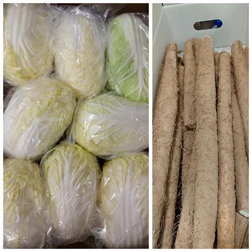 周末赠品 （购满£40.00，赠送一份）大白菜1棵+铁棍淮山约 300g  (只限 20/09/2025 或 21/09/2025配送的订单）