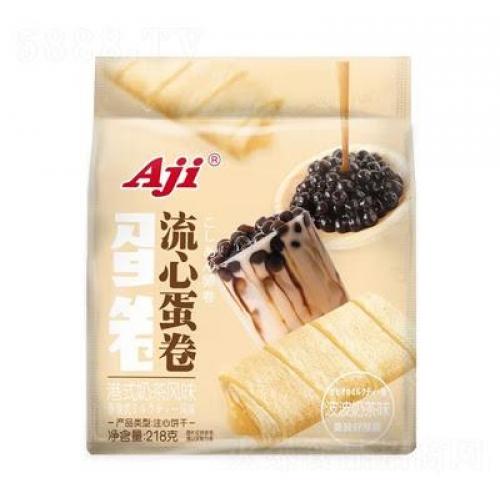 AJI 流心蛋卷 波波奶茶 218g